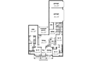 European Style House Plan - 4 Beds 4 Baths 3014 Sq/Ft Plan #16-313 