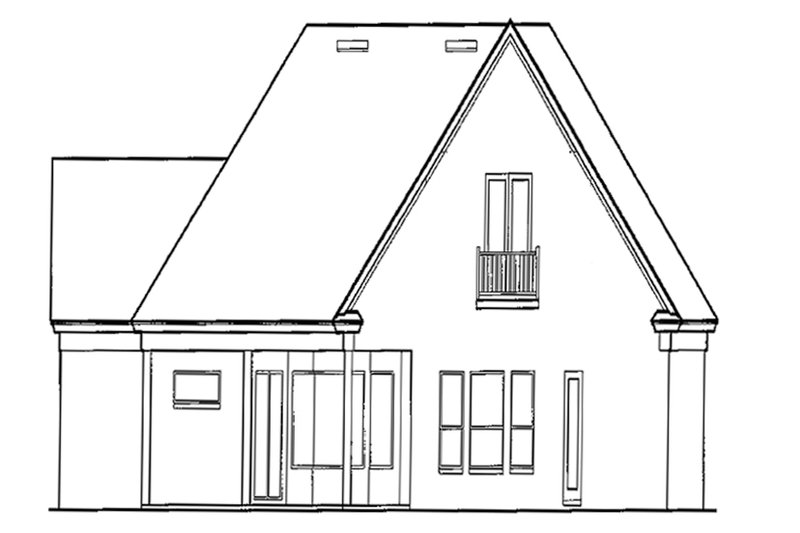 Home Plan - Exterior - Other Elevation for Colonial House Plan #417-812 - 4 bed, 4 bath
