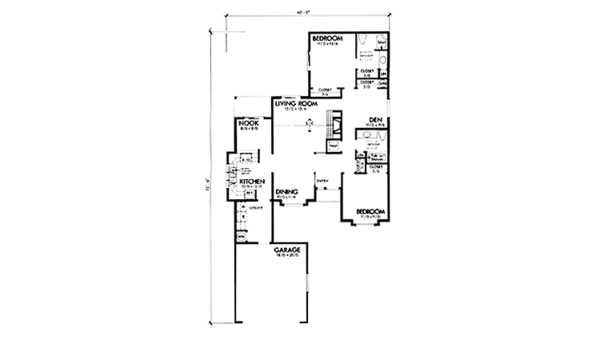 House Design - Prairie Floor Plan - Main Floor Plan #320-1344