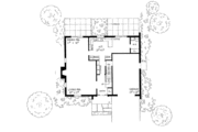 Colonial Style House Plan - 3 Beds 2.5 Baths 1858 Sq/Ft Plan #72-552 Floor 