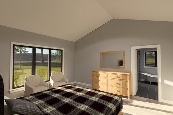 Interior - Master Bedroom for Modern House Plan #513-2410 - 4 bed, 3.5 bath