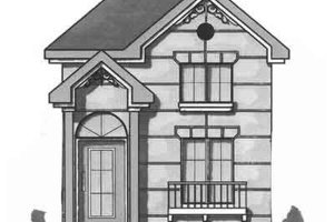 Cottage Exterior - Front Elevation Plan #23-469