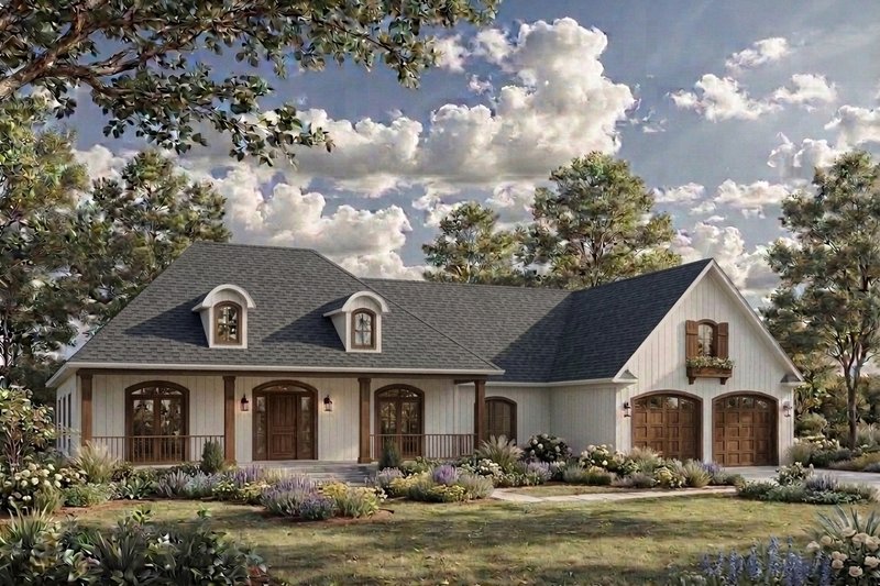 Home Plan - Exterior - Front Elevation 4 for European House Plan #21-672 - 3 bed, 2.5 bath