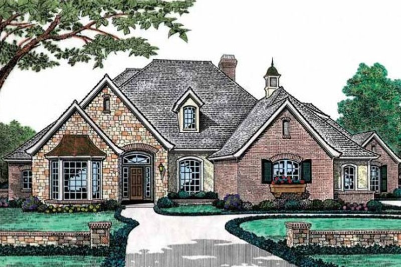 Home Plan - European Exterior - Front Elevation Plan #310-494
