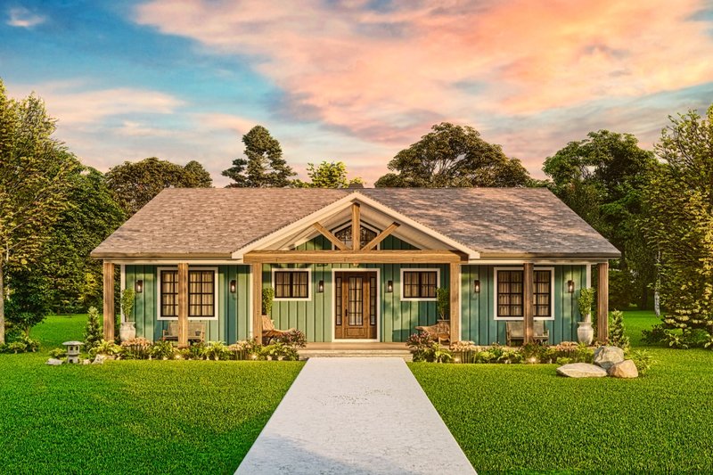House Design - Exterior - Front Elevation 11 for Craftsman House Plan #54-591 - 3 bed, 2.5 bath