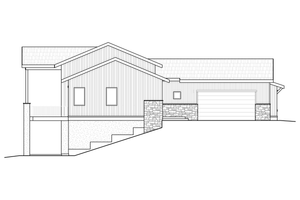 Exterior - Other Elevation for Modern House Plan #1108-4 - 4 bed, 3.5 bath