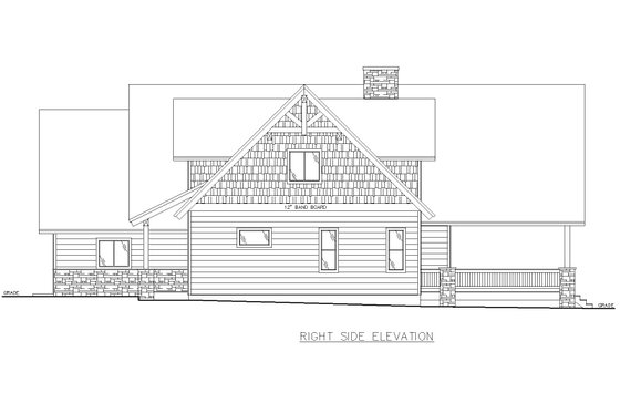 Exterior - Other Elevation 1 for Craftsman House Plan #117-985 - 3 bed, 2.5 bath