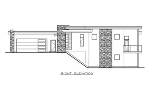 Exterior - Other Elevation for Modern House Plan #1100-10 - 2 bed, 2 bath