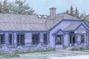 Traditional Exterior - Front Elevation Plan #60-299