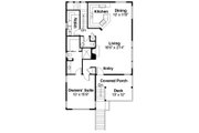 Contemporary Style House Plan - 2 Beds 2.5 Baths 2041 Sq/Ft Plan #124-757 