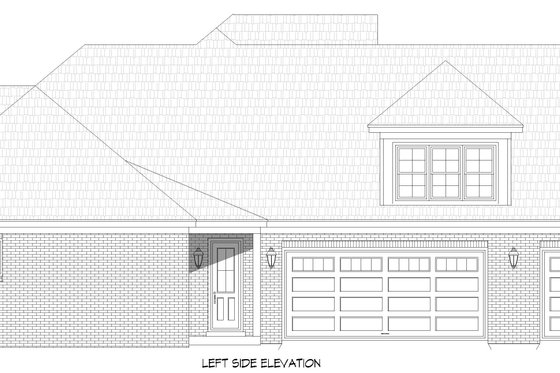 Exterior - Other Elevation for Farmhouse House Plan #932-1101 - 4 bed, 3.5 bath