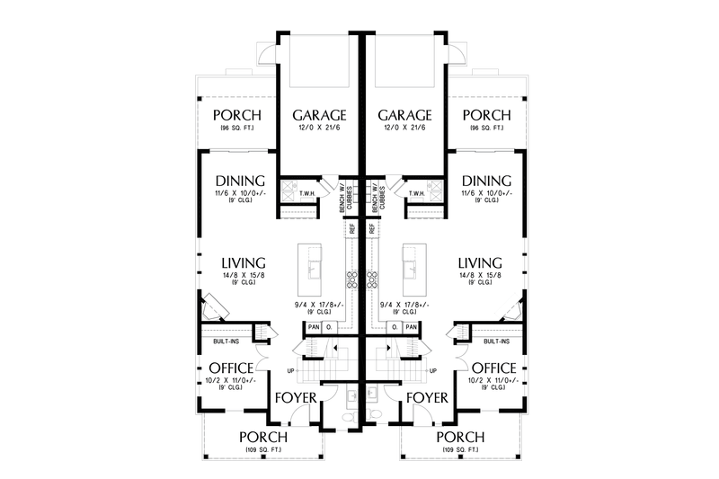 Dream House Plan - Floor Plan - Main Floor for Farmhouse House Plan #48-1187 - 6 bed, 4.5 bath