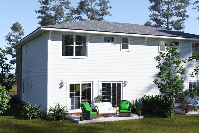 Architectural House Design - Exterior - Other Elevation 2 for Traditional House Plan #513-2464 - 3 bed, 2.5 bath
