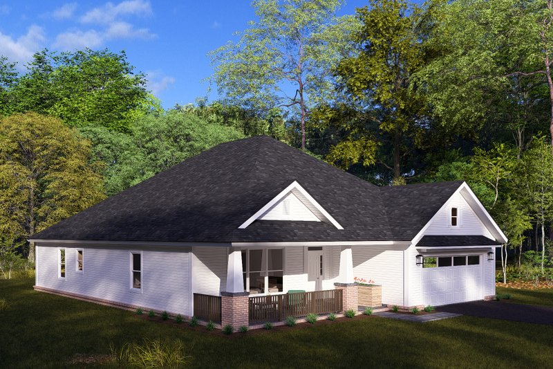 Dream House Plan - Exterior - Other Elevation 3 for Cottage House Plan #513-2174 - 4 bed, 3.5 bath