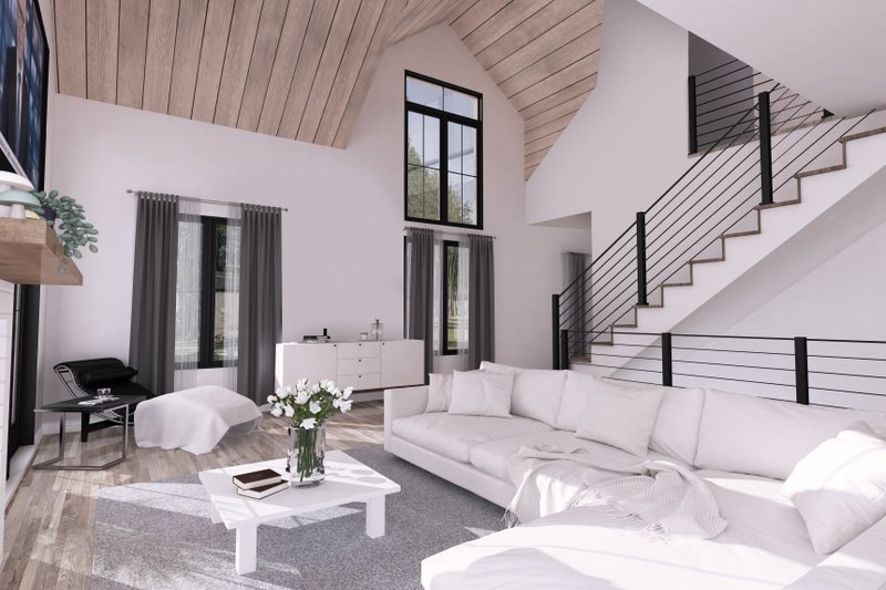Home Plan - Interior - Family Room for Cottage House Plan #23-2774 - 3 bed, 2.5 bath