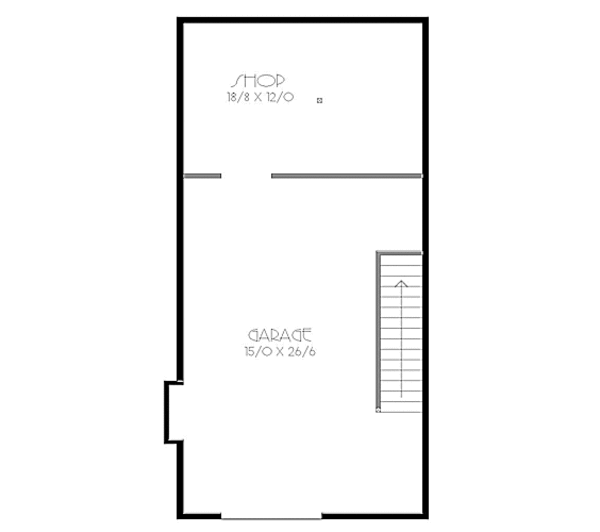 Traditional Floor Plan - Lower Floor Plan #423-31