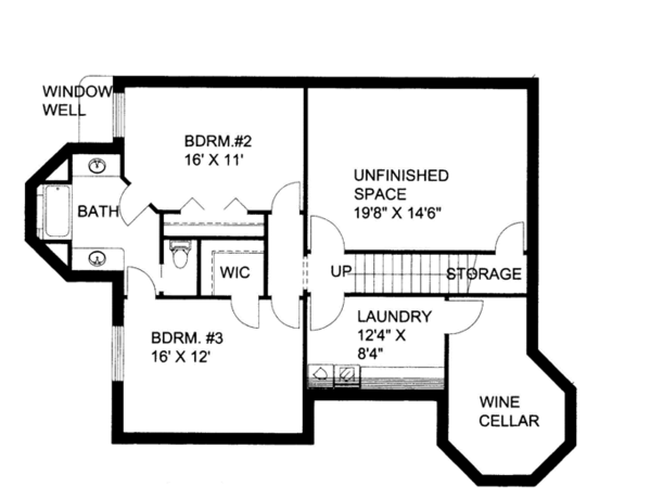 House Design - Victorian Floor Plan - Lower Floor Plan #117-864