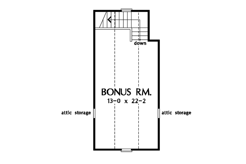 Home Plan - Floor Plan - Other Floor for Country House Plan #929-309 - 3 bed, 2 bath