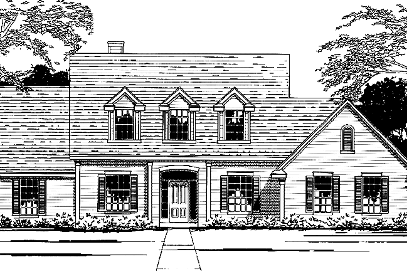 House Design - Country Exterior - Front Elevation Plan #472-355