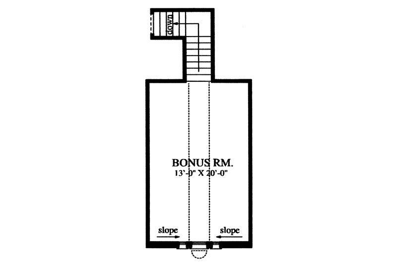 House Design - Floor Plan - Other Floor for Country House Plan #42-461 - 3 bed, 2 bath