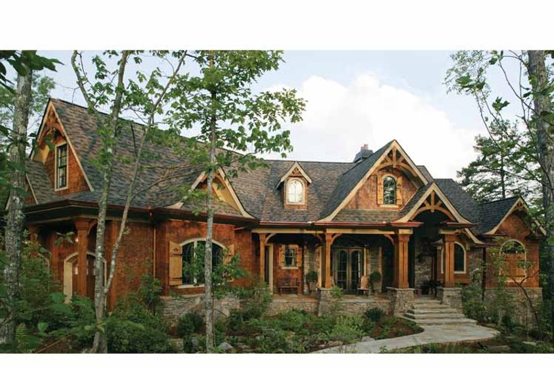 Dream House Plan - Exterior - Front Elevation 3 for Craftsman House Plan #54-364 - 3 bed, 2.5 bath