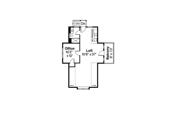 House Design - Craftsman Floor Plan - Upper Floor Plan #124-657