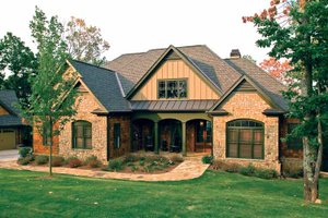 Country Exterior - Front Elevation Plan #927-295