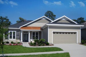Home Plan - Exterior - Front Elevation for Farmhouse House Plan #938-138 - 3 bed, 2 bath