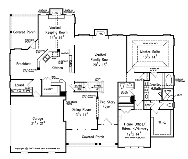 House Plan Design - Traditional Floor Plan - Main Floor Plan #927-907