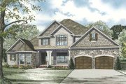 Country Style House Plan - 4 Beds 3 Baths 3990 Sq/Ft Plan #17-3283 