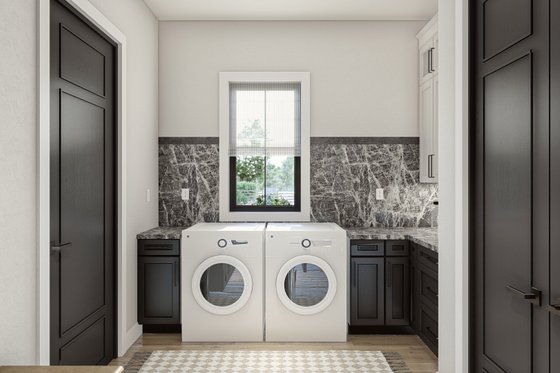 Interior - Laundry 1 for Modern House Plan #455-528 - 4 bed, 4.5 bath