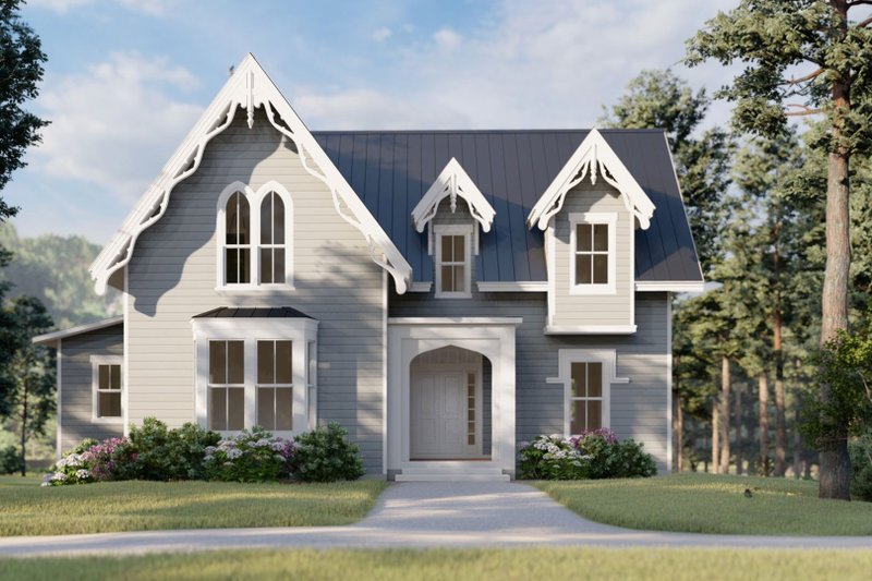 Dream House Plan - Farmhouse Exterior - Front Elevation Plan #1079-5