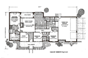 European Style House Plan - 2 Beds 2.5 Baths 1959 Sq/Ft Plan #310-646 