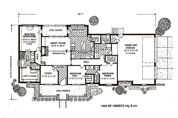 Dream House Plan - European Floor Plan - Main Floor Plan #310-646