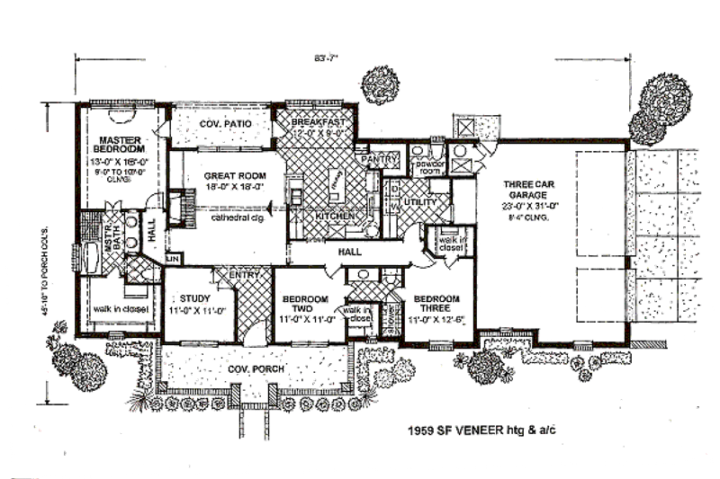 Dream House Plan - Floor Plan - Main Floor for European House Plan #310-646 - 2 bed, 2.5 bath