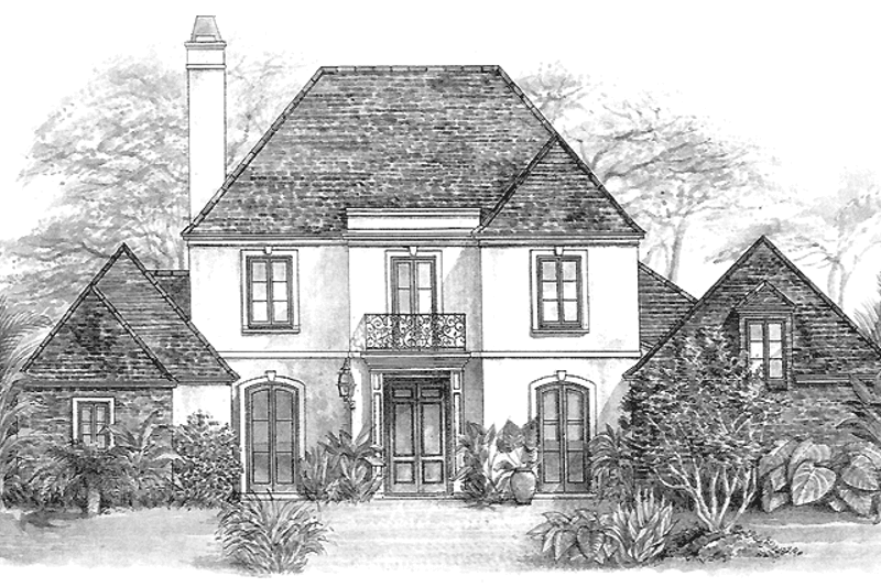 Dream House Plan - Country Exterior - Front Elevation Plan #301-126