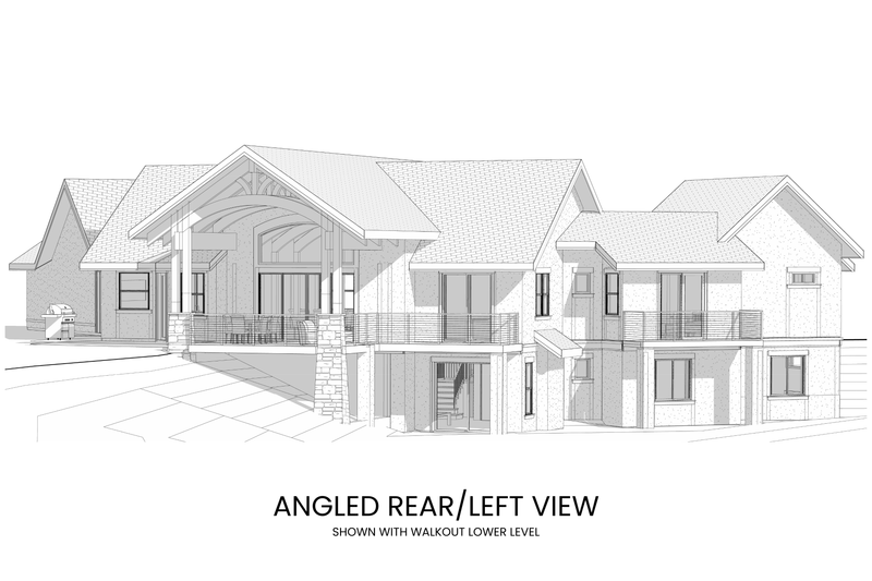 House Design - Exterior - Other Elevation 2 for Craftsman House Plan #1108-6 - 3 bed, 2.5 bath