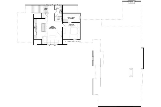 Floor Plan - Other Floor for Traditional House Plan #928-368 - 3 bed, 2.5 bath