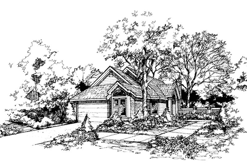 Home Plan - Ranch Exterior - Front Elevation Plan #320-747