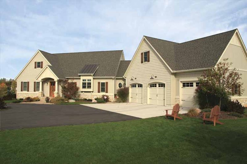 Home Plan - Exterior - Front Elevation 9 for European House Plan #928-100 - 2 bed, 2.5 bath