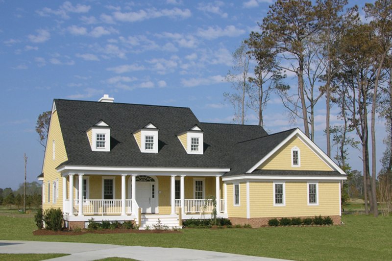 Home Plan - Classical Exterior - Front Elevation Plan #137-309