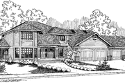 Colonial Style House Plan - 3 Beds 3.5 Baths 4139 Sq/Ft Plan #60-1006 