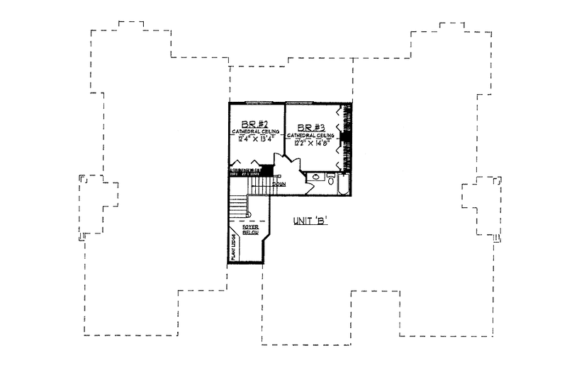 Home Plan - Floor Plan - Upper Floor for Traditional House Plan #70-1346 - 7 bed, 6 bath