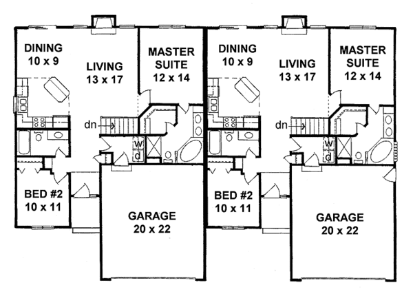 Architectural House Design - Traditional Floor Plan - Main Floor Plan #58-219