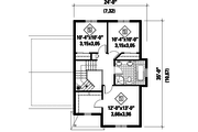 Traditional Style House Plan - 3 Beds 1 Baths 1486 Sq/Ft Plan #25-4558 Floor 