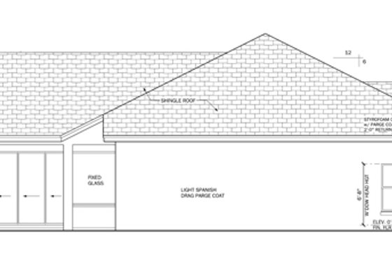 Exterior - Other Elevation for Mediterranean House Plan #1058-45 - 4 bed, 3 bath