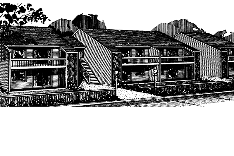 Dream House Plan - Prairie Exterior - Front Elevation Plan #320-1034