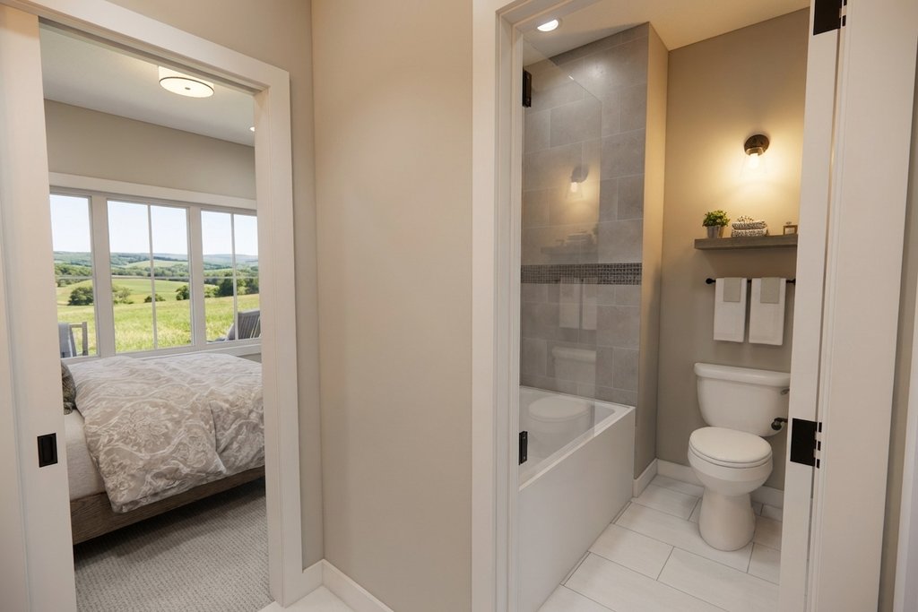 Interior - Bathroom for Farmhouse House Plan #51-1519 - 3 bed, 2.5 bath