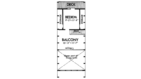 Dream House Plan - Prairie Floor Plan - Upper Floor Plan #320-1039