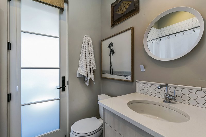 Architectural House Design - Powder Room
